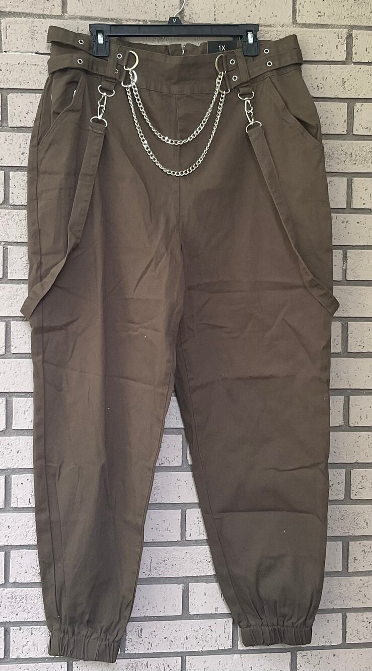 American Bazi Plus Size High-waist Jogger Pants